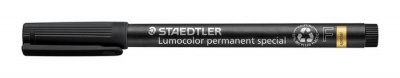 Alkoholos marker, 0,6 mm, STAEDTLER "Lumocolor® special 319 F", fekete