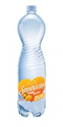 Ásványvíz, ízesített, SZENTKIRÁLYI, 1,5 l, "Egy csepp gyümölcs", mangó