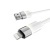 Töltőkábel, USB-A - lightning (Apple), 1 m, AVAX "CB310 Glowy", fehér